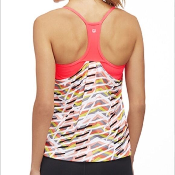 Fabletics Print Norwalk Sport Tank Bra Top - Picture 2 of 5